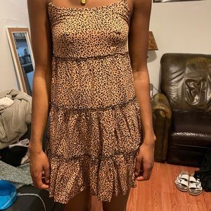 Flowy Cheetah Dress